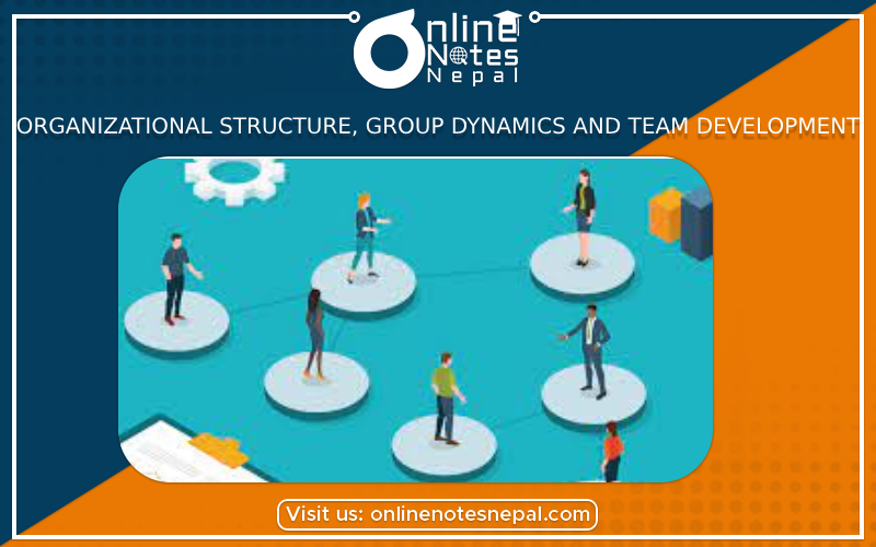 Organizational structure, Group dynamics and team development